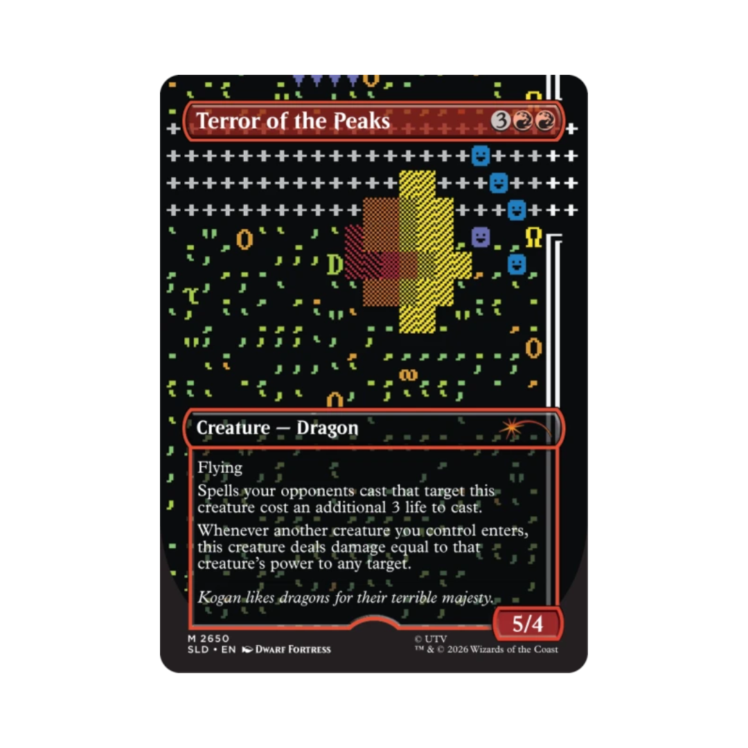 (PREVENTA) MTG Secret Lair - Dwarf Fortress - Create New World