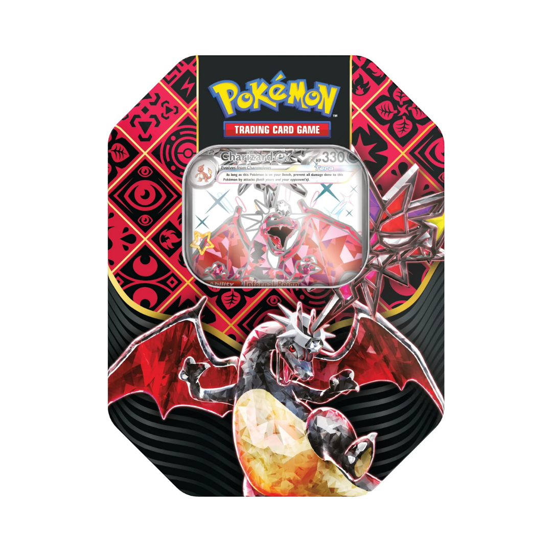 Pokémon TCG - Paldean Fates - Charizard EX -Tin - Español