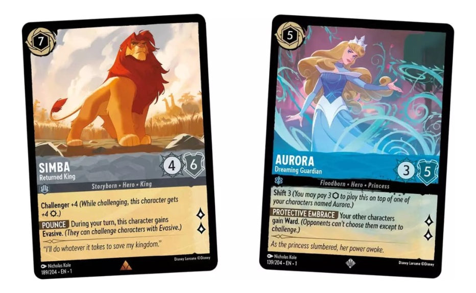 Lorcana Disney Tcg Starter Deck First Chapter Aurora Simba The First Chapter Inglés