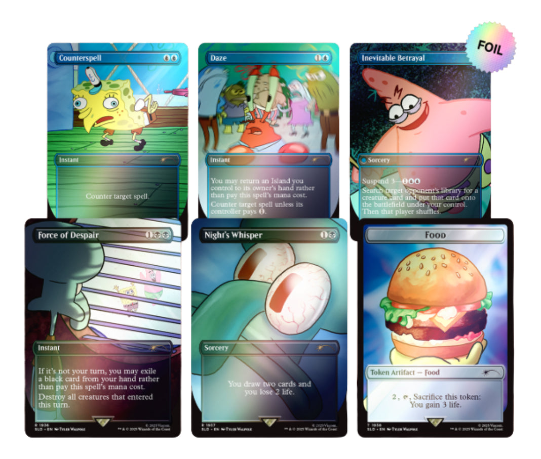 Mtg: Secret Lair - Bob Esponja - Internet Sensation [foil] - Inglés