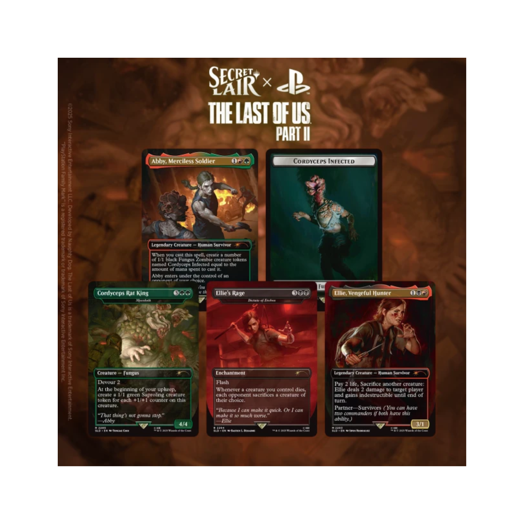 (VENTA ANTICIPADA) MTG Secret Lair - Playstation: The Last of Us Part II