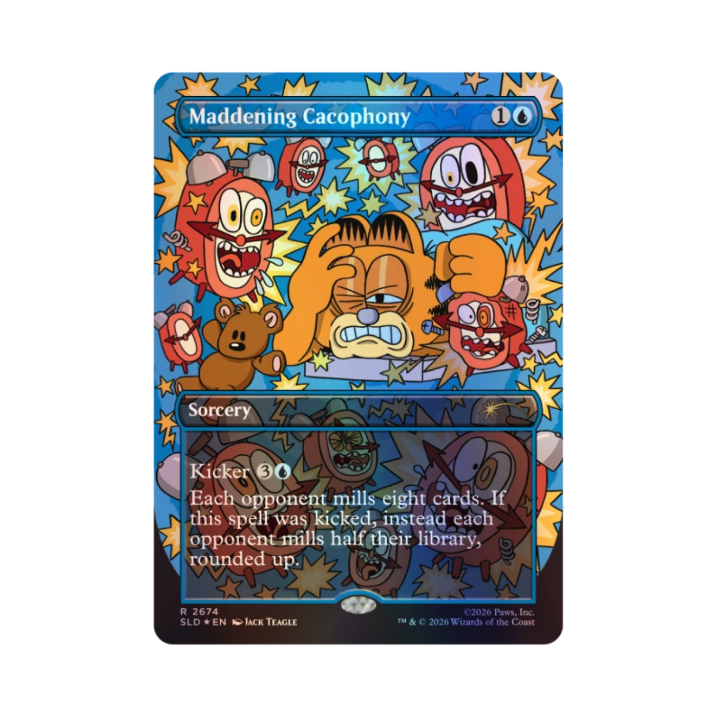 (PREVENTA) MTG Secret Lair - The Cats Are the Best - Our Only Thought is to Entertain You - Foil