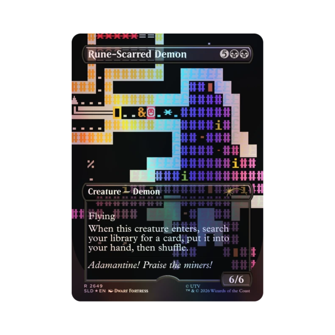 PREVENTA) MTG Secret Lair - Dwarf Fortress - Create New World - Foil