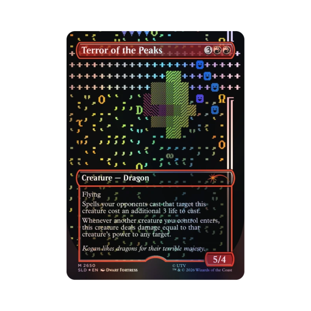 PREVENTA) MTG Secret Lair - Dwarf Fortress - Create New World - Foil