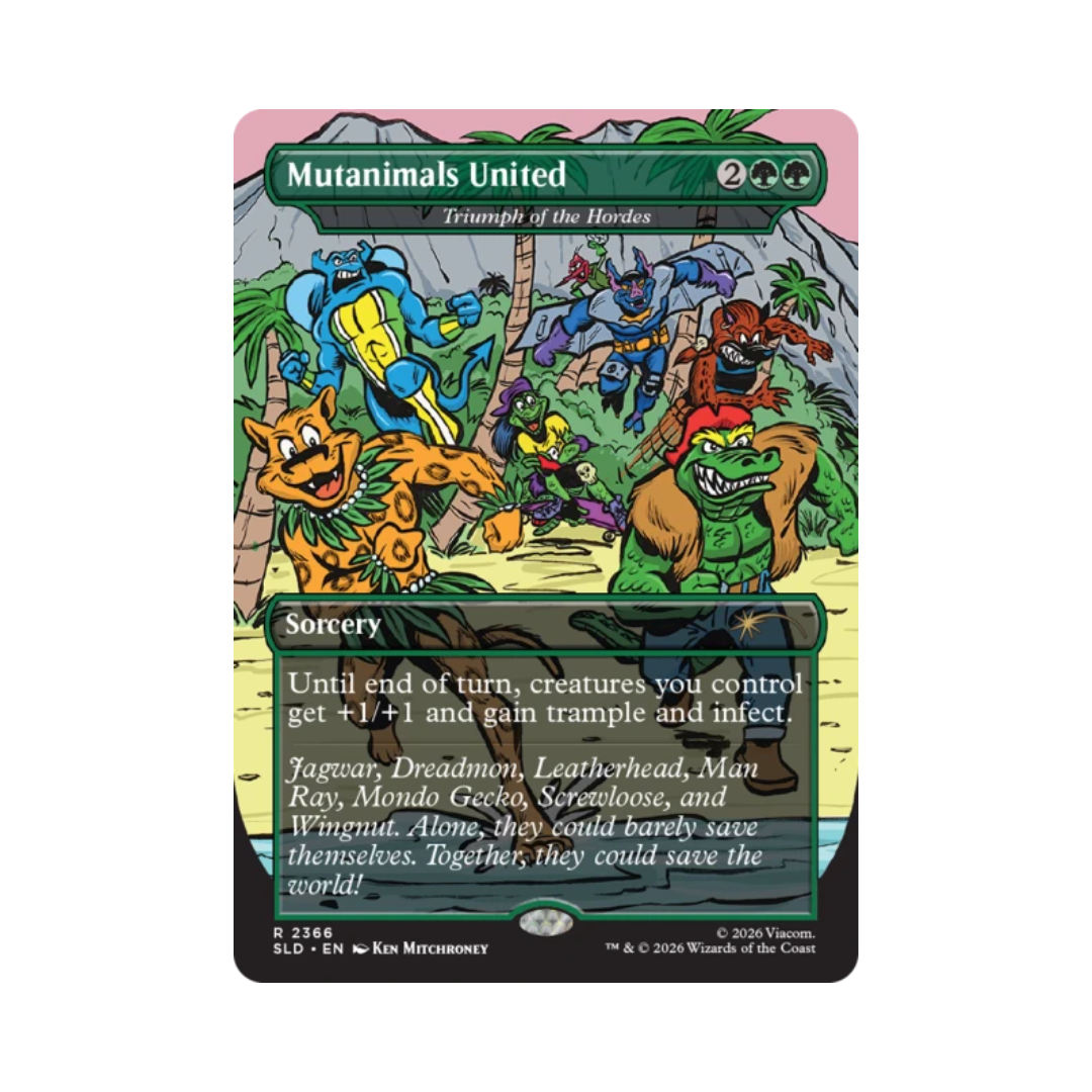 (PREVENTA) MTG Secret Lair - Teenage Mutant Ninja Turtles: The Mighty Mutanimals