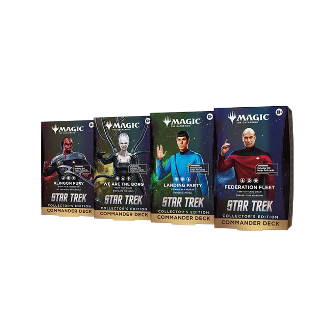 (APARTADO) Magic The Gathering: Star Trek - Commander Deck Collector's Edition Set (LEER DESCRIPCIÓN)