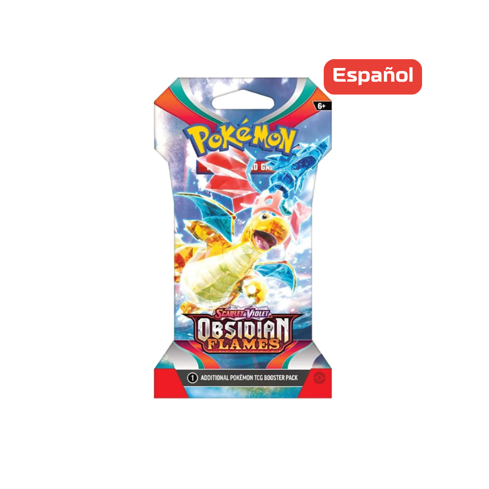 Pokémon TCG - Obsidian Flames - Sleeved Booster - Español