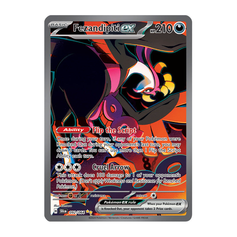 Pokémon TCG: Shrouded Fable - 092/064 - Fezandipiti ex