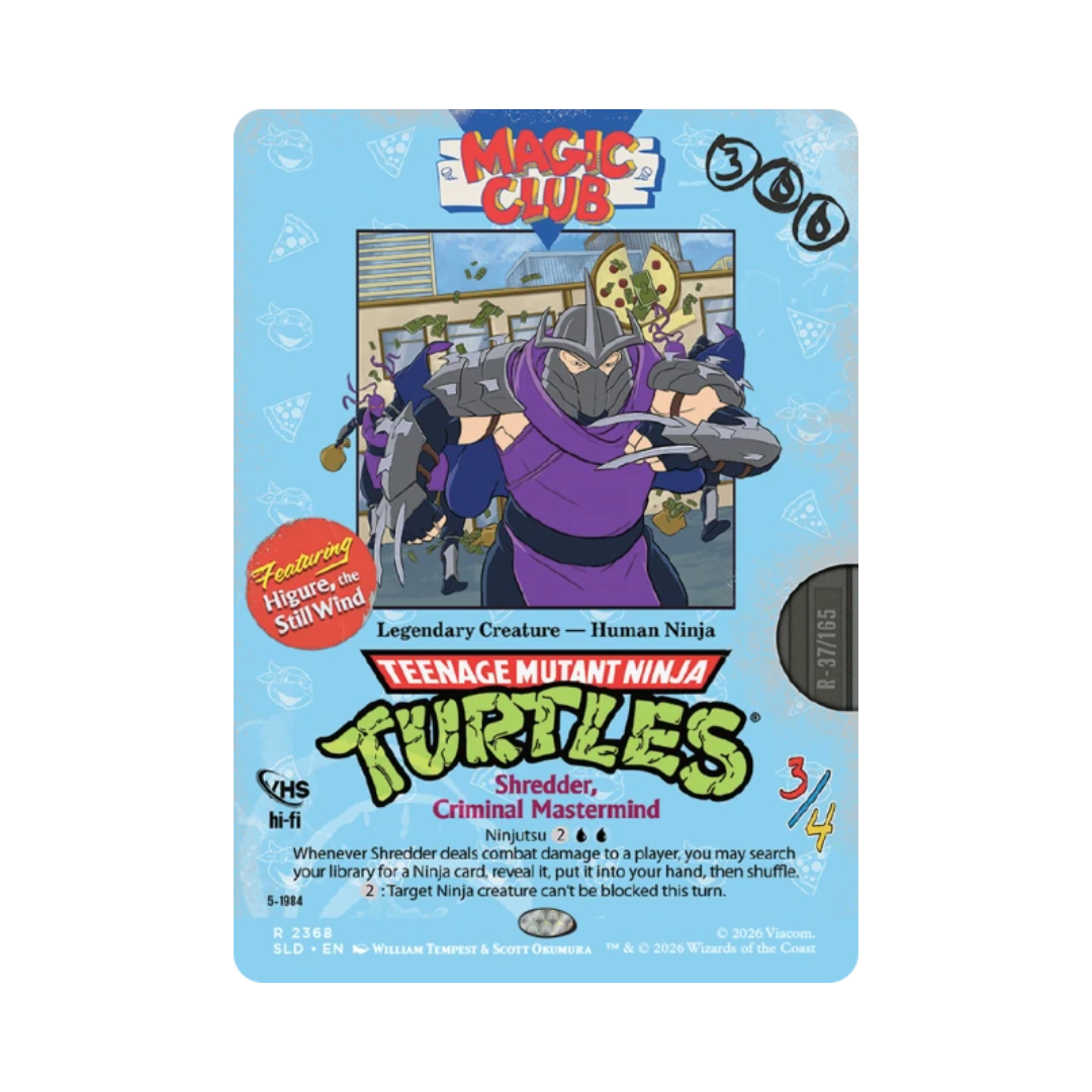 MTG Secret Lair - Teenage Mutant Ninja Turtles: VHS Villains
