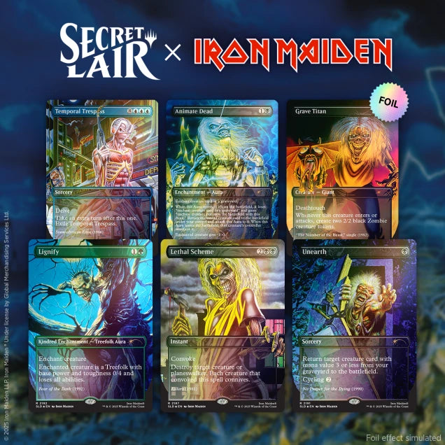 (VENTA ANTICIPADA) MTG Secret Lair x Iron Maiden: Album Art [Foil] (LEER DESCRIPCION)