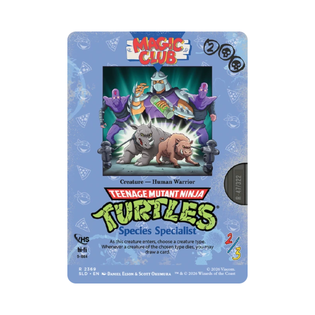 MTG Secret Lair - Teenage Mutant Ninja Turtles: VHS Villains