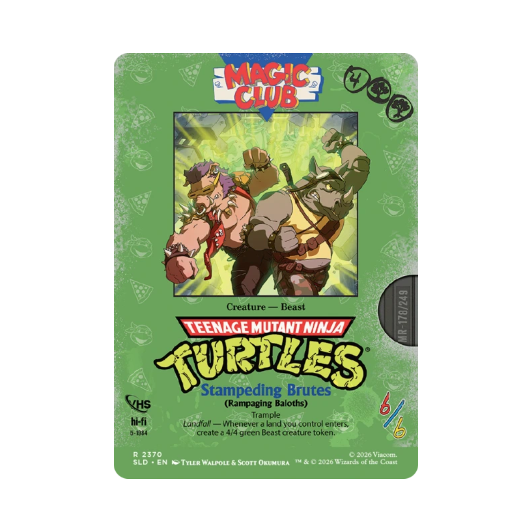 MTG Secret Lair - Teenage Mutant Ninja Turtles: VHS Villains