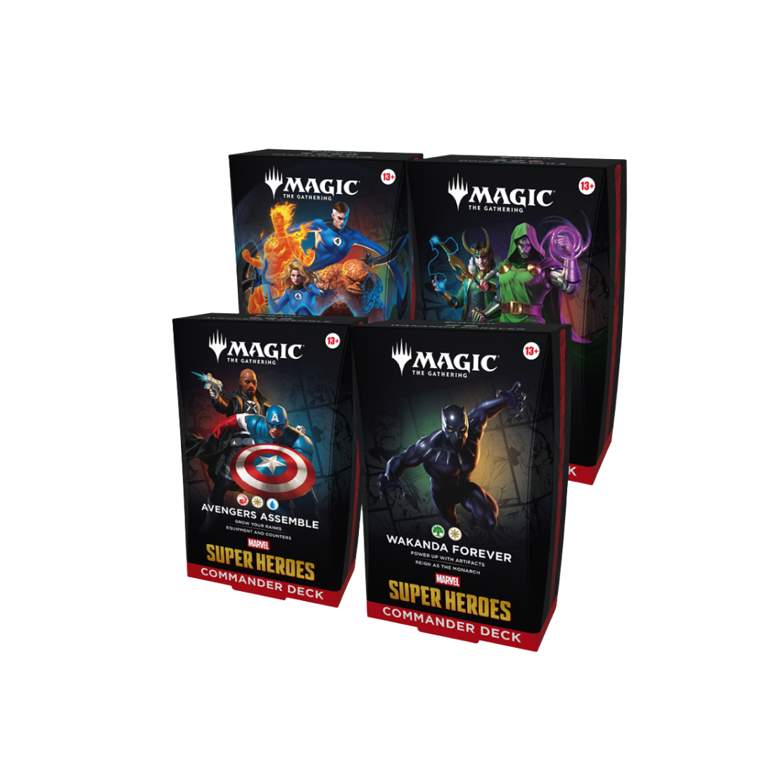 Magic The Gathering: Marvel Super Heroes - Commander Deck Set - Inglés