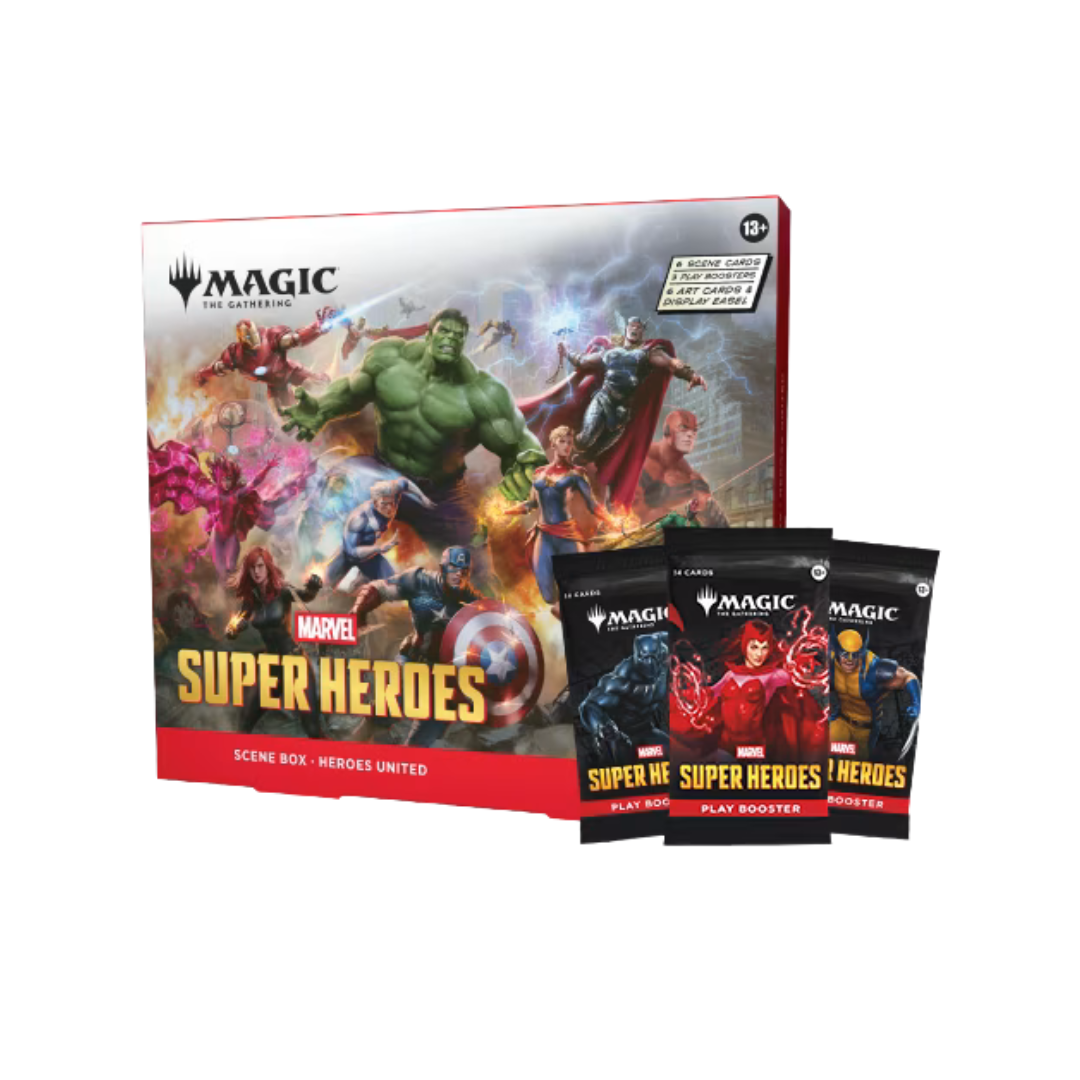 (APARTADO) Magic The Gathering: Marvel Super Heroes - Scene Box Set - Inglés (LEER DESCRIPCION)