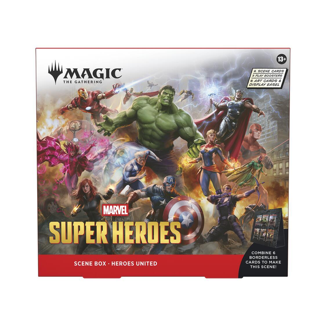 (APARTADO) Magic The Gathering: Marvel Super Heroes - Scene Box Set - Inglés (LEER DESCRIPCION)