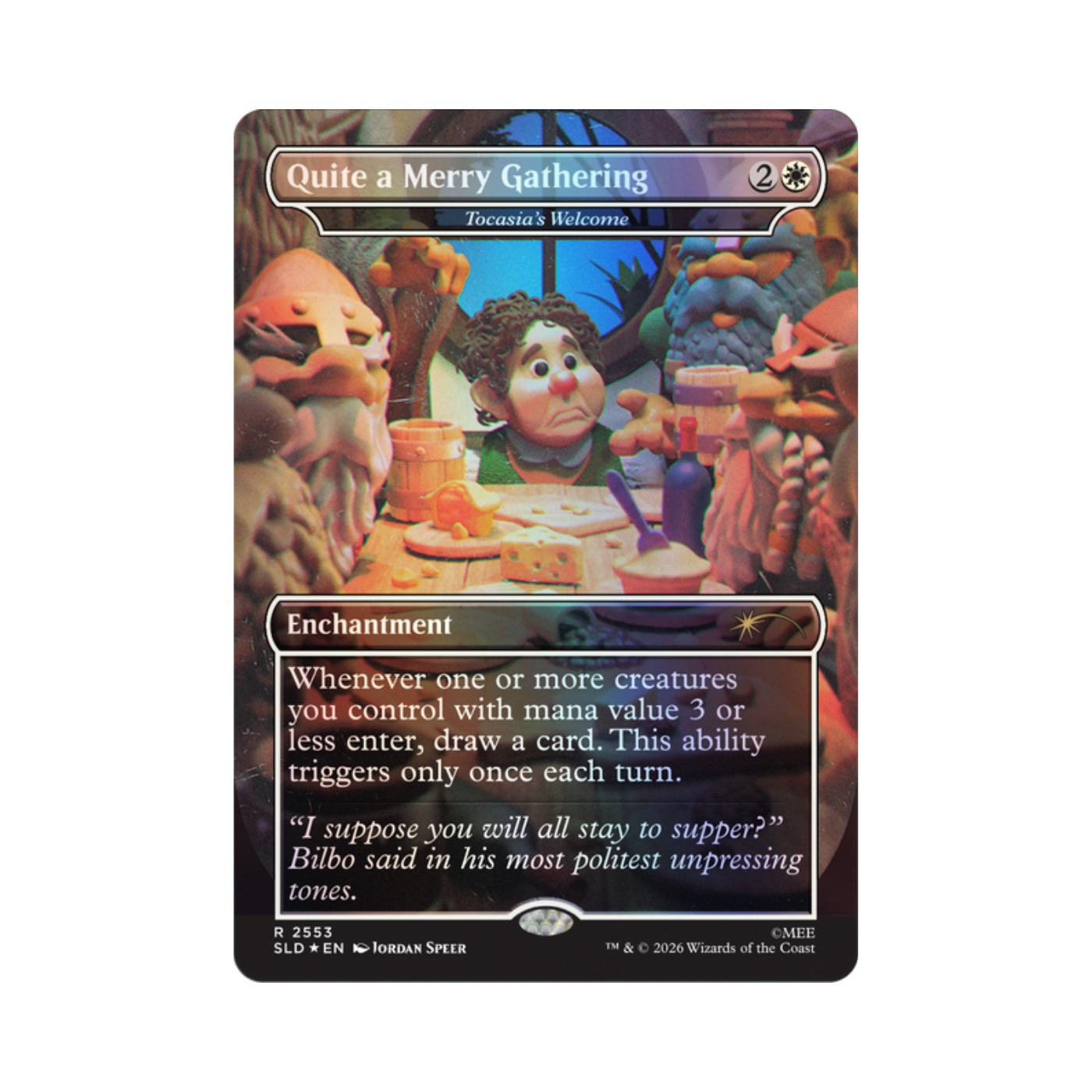 (PREVENTA) MTG Secret Lair - The Hobbit - Over the Edge of the Wild - Foil (LEER DESCRIPCIÓN)