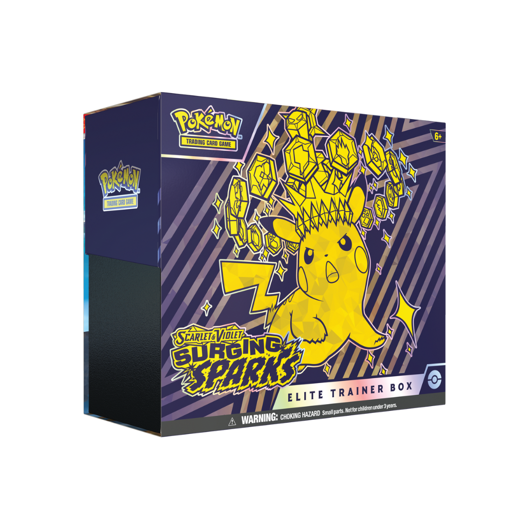 (PREVENTA) Surging Sparks - Elite Trainer Box Ingles (APARTADO LEER DESCRIPCION)