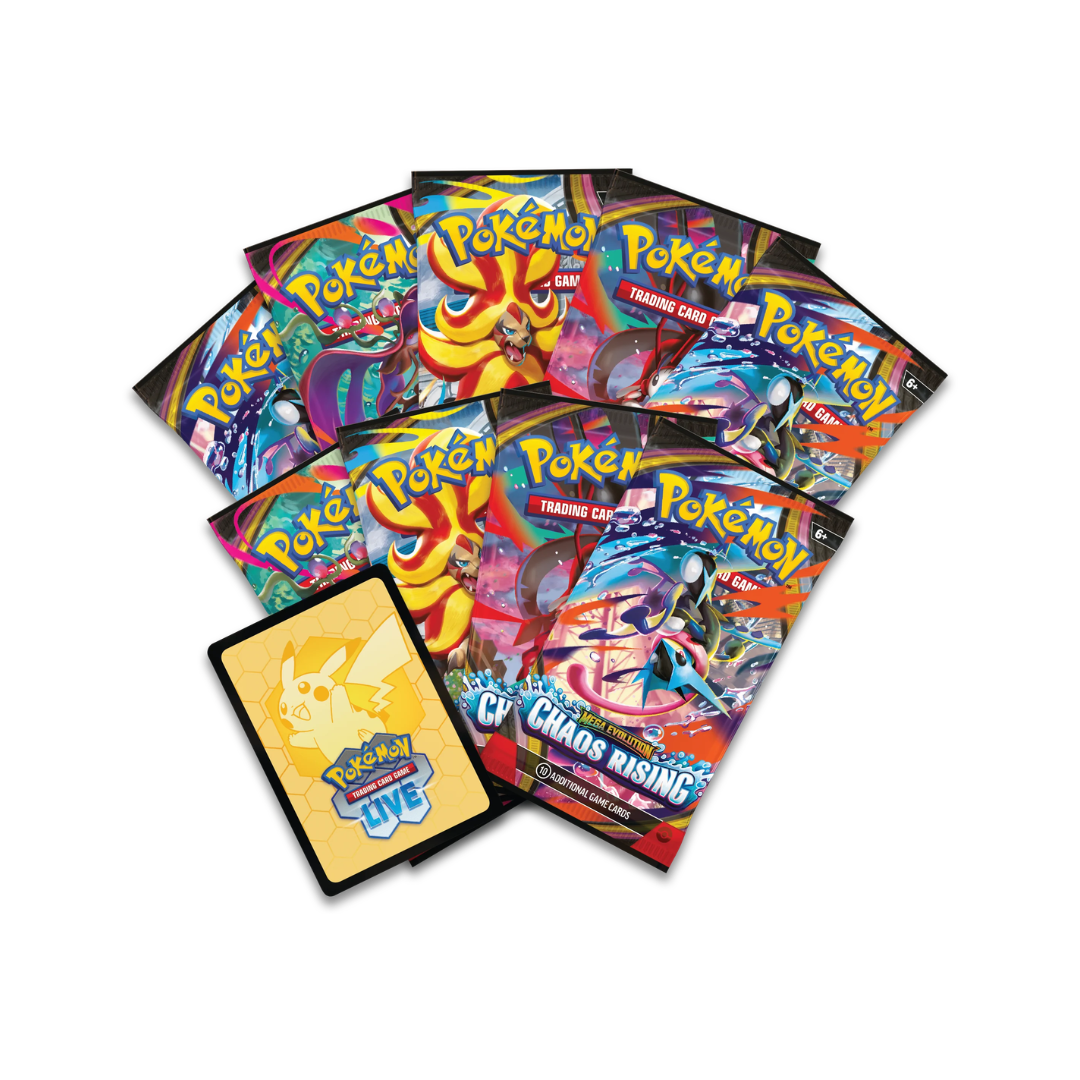 (APARTADO) Pokémon TCG - Chaos Rising - Elite Trainer Box - Ingles (LEER DESCRIPCION)