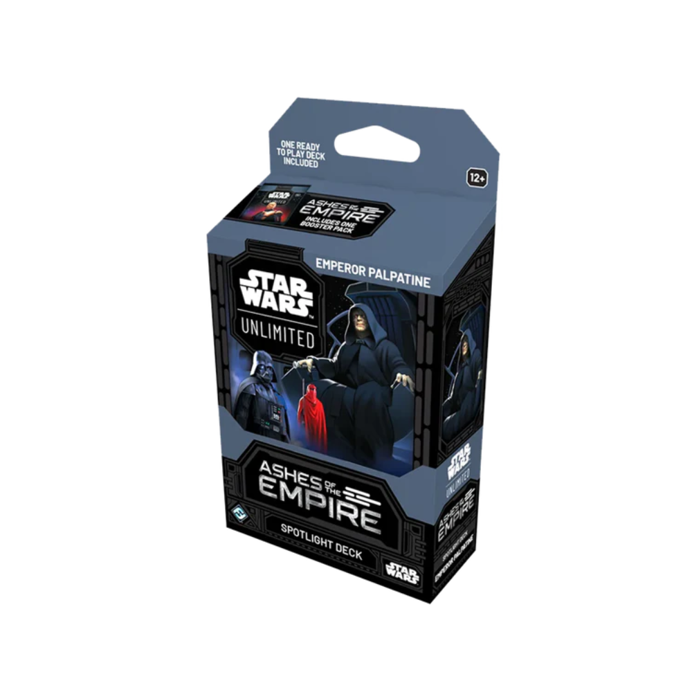 (APARTADO) Star Wars Unlimited - Ashes Of The Empire - Deck - Emperor Palpatine - Inglés (LEER DESCRIPCIÓN)