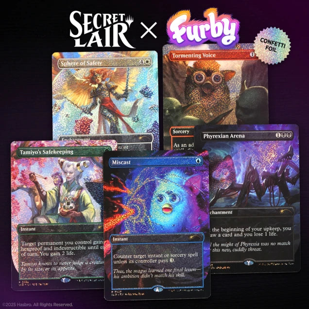 (VENTA ANTICIPADA) MTG Secret Lair x Furby: The Gathering [Confetti Foil] (LEER DESCRIPCION)