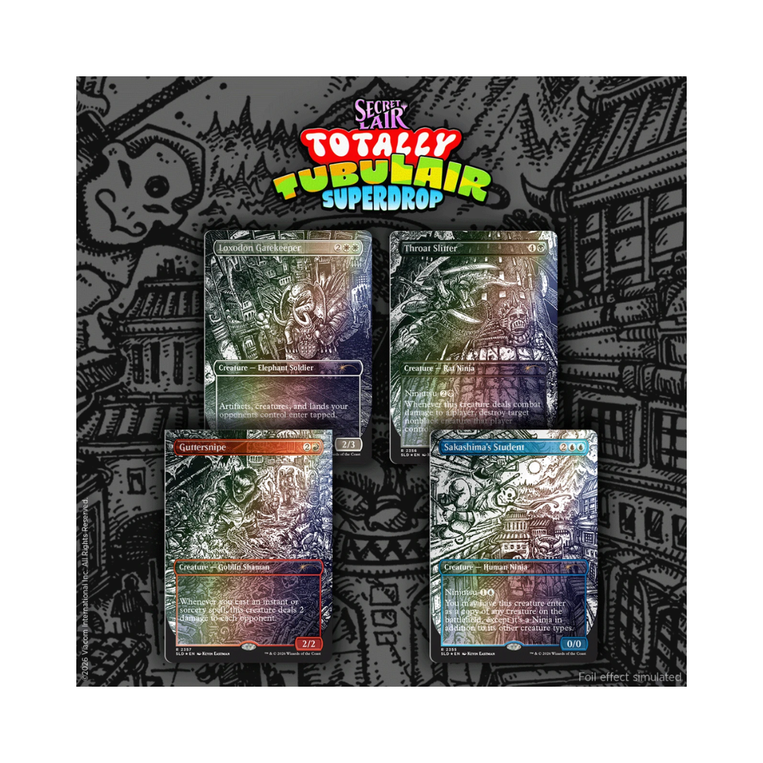 (PREVENTA) MTG Secret Lair - Teenage Mutant Ninja Turtles: Featuring Kevin Eastman - Ink Foil
