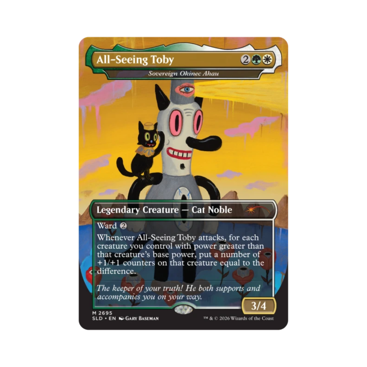 (PREVENTA) MTG Secret Lair - The Cats Are the Best - Toby's Journey by Gary Baseman