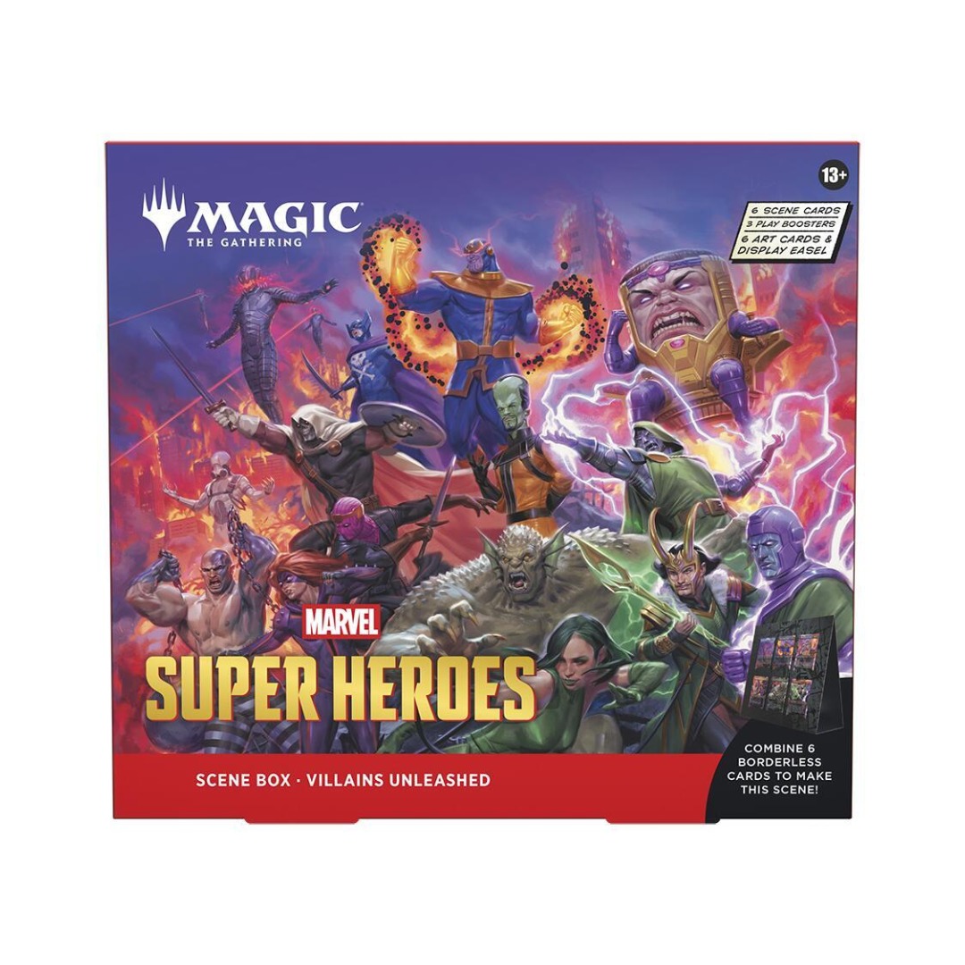 (APARTADO) Magic The Gathering: Marvel Super Heroes - Scene Box Set - Inglés (LEER DESCRIPCION)