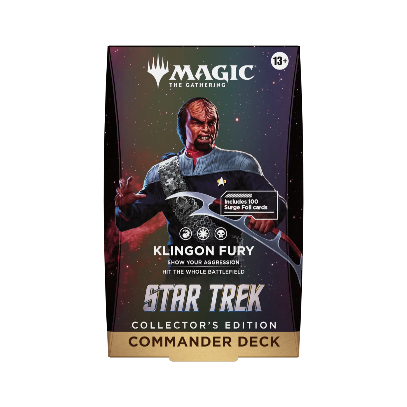 (PREVENTA) Magic The Gathering: Star Trek - Commander Deck Collector's Edition - Klingon Fury (LEER DESCRIPCIÓN)