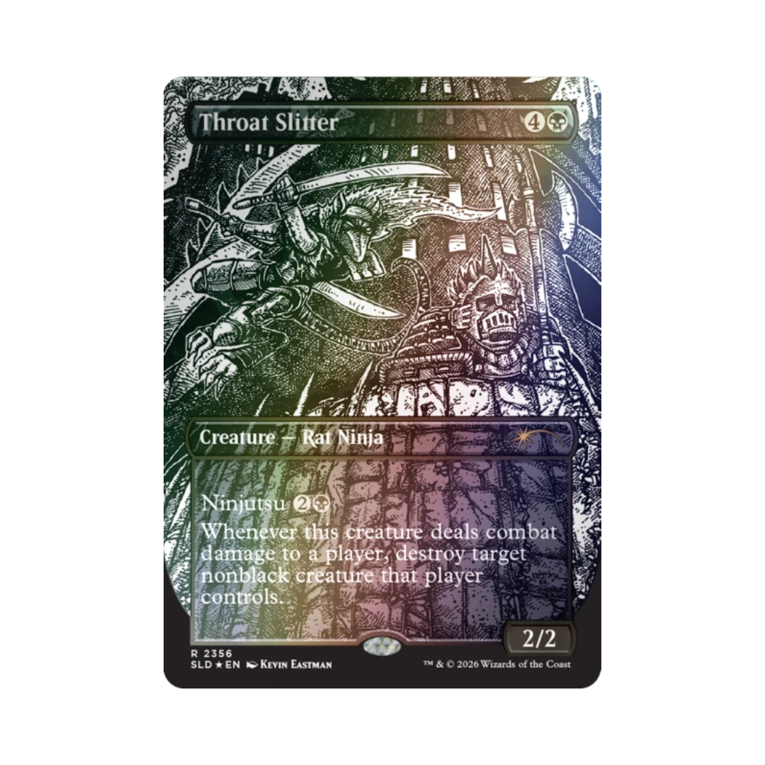 (PREVENTA) MTG Secret Lair - Teenage Mutant Ninja Turtles: Featuring Kevin Eastman - Ink Foil