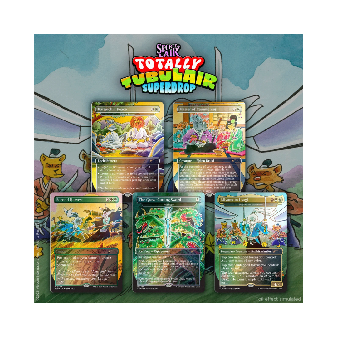(PREVENTA) MTG Secret Lair - Teenage Mutant Ninja Turtles: Featuring Stan Sakai - Foil