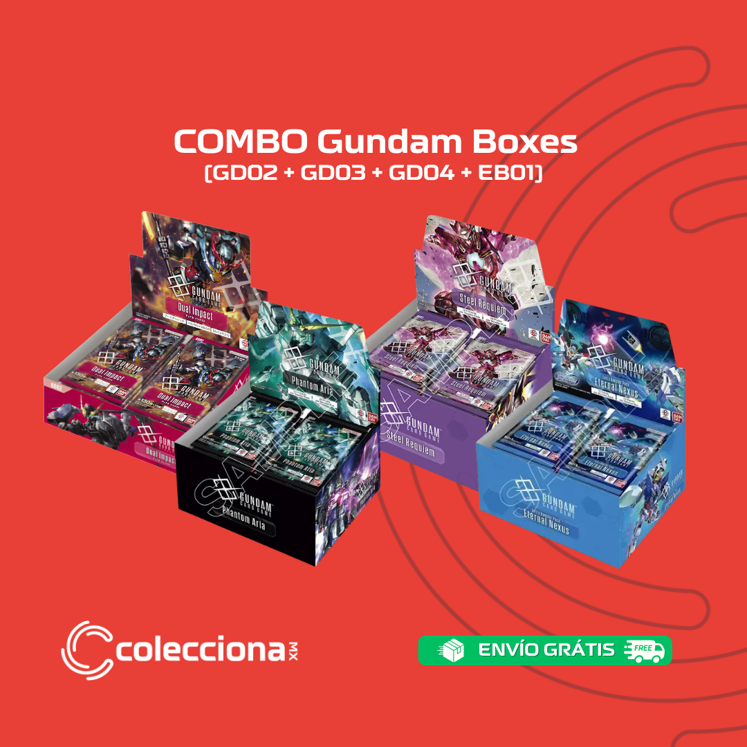 COMBO - Gundam TCG - Booster box GD02 + GD03 + GD04 + EB01