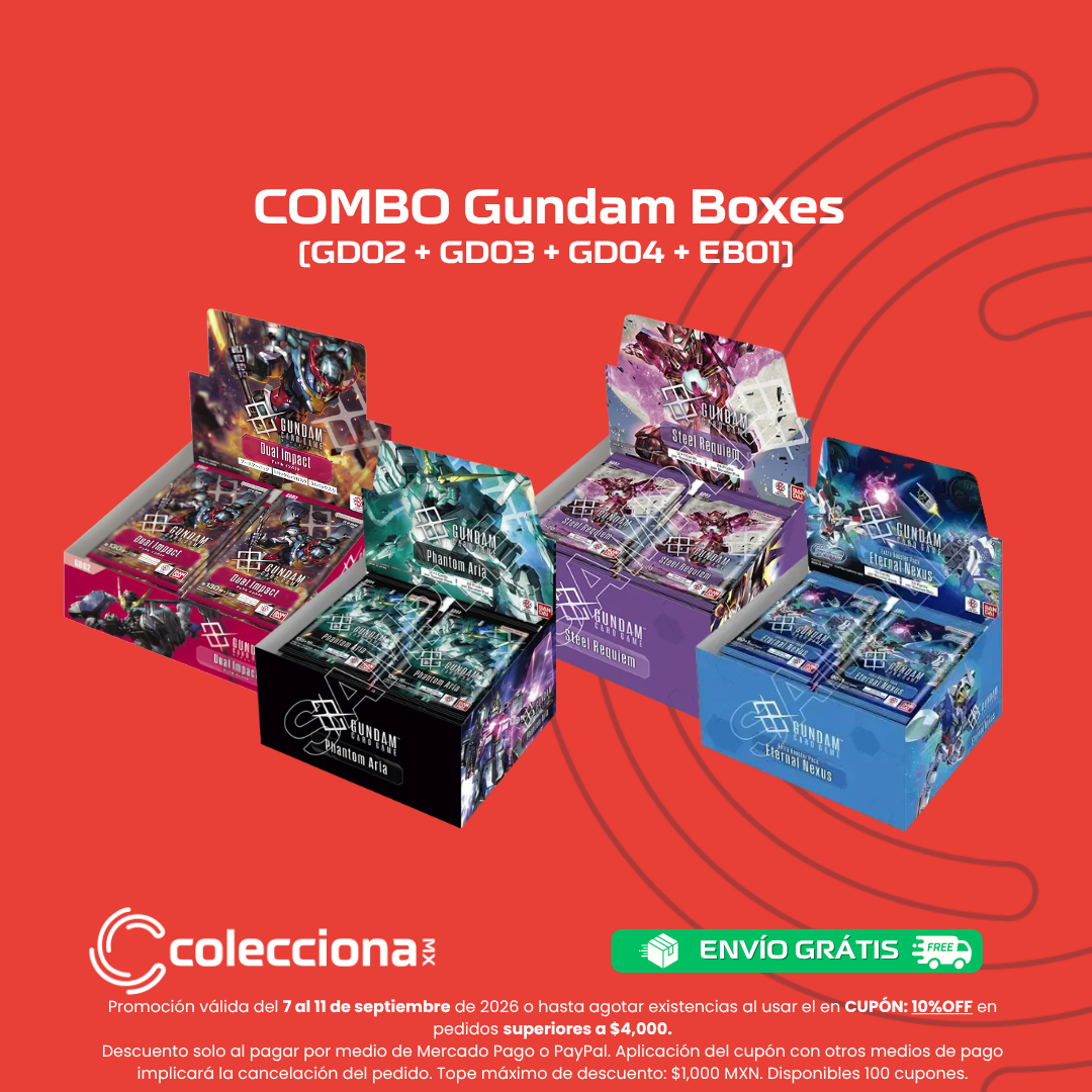COMBO - Gundam TCG - Booster box GD02 + GD03 + GD04 + EB01
