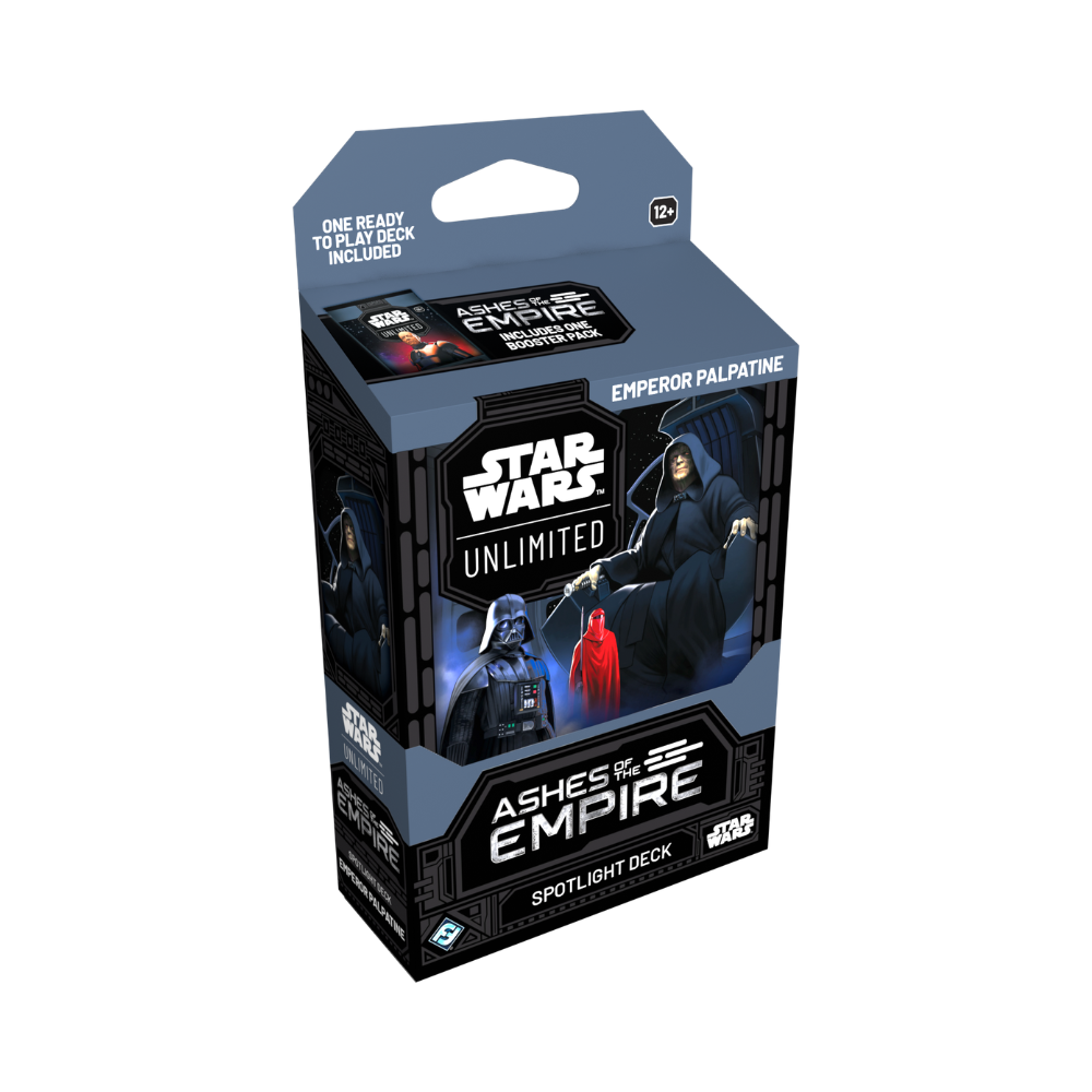(APARTADO) Star Wars Unlimited - Ashes Of The Empire - Deck - Emperor Palpatine - Inglés (LEER DESCRIPCIÓN)