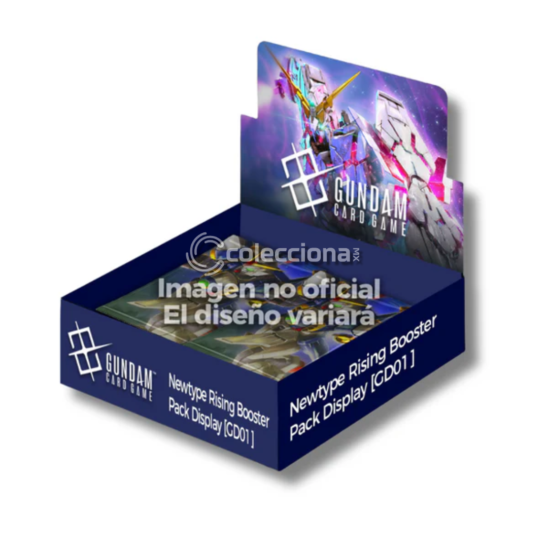 (PREVENTA *FASE 2*) Gundam Card Game - Booster Pack Display - Newtype Rising [GD01] (APARTADO, LEER DESCRIPCION)