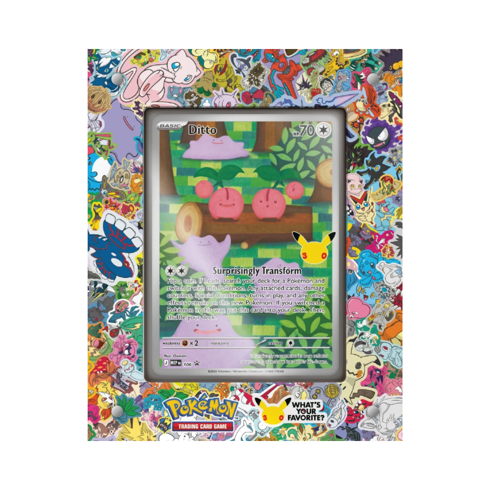 (PREVENTA) Pokémon TCG - 30th Celebration - Ditto Premium Collection (LIMITADO A 1 - LEER DESCRIPCIÓN)