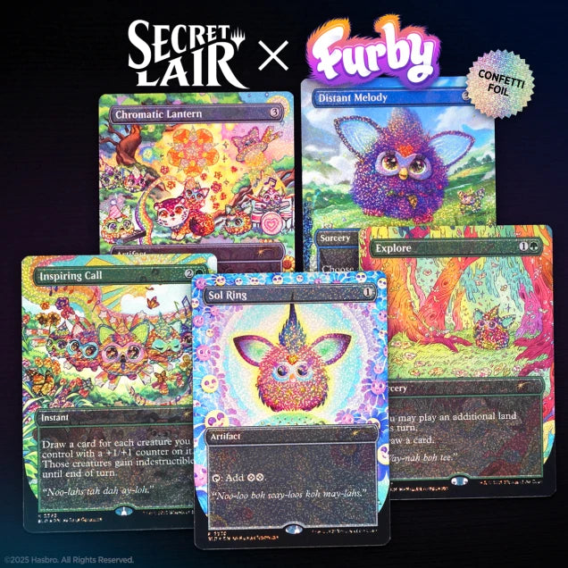 (VENTA ANTICIPADA) MTG Secret Lair x Furby: Doo-ay Noo-lah [Confetti Foil] (LEER DESCRIPCION)