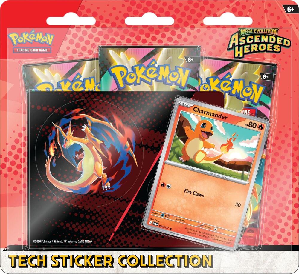 Pokémon TCG - Ascended Heroes [ASC] - Tech Sticker Collection - Charmander