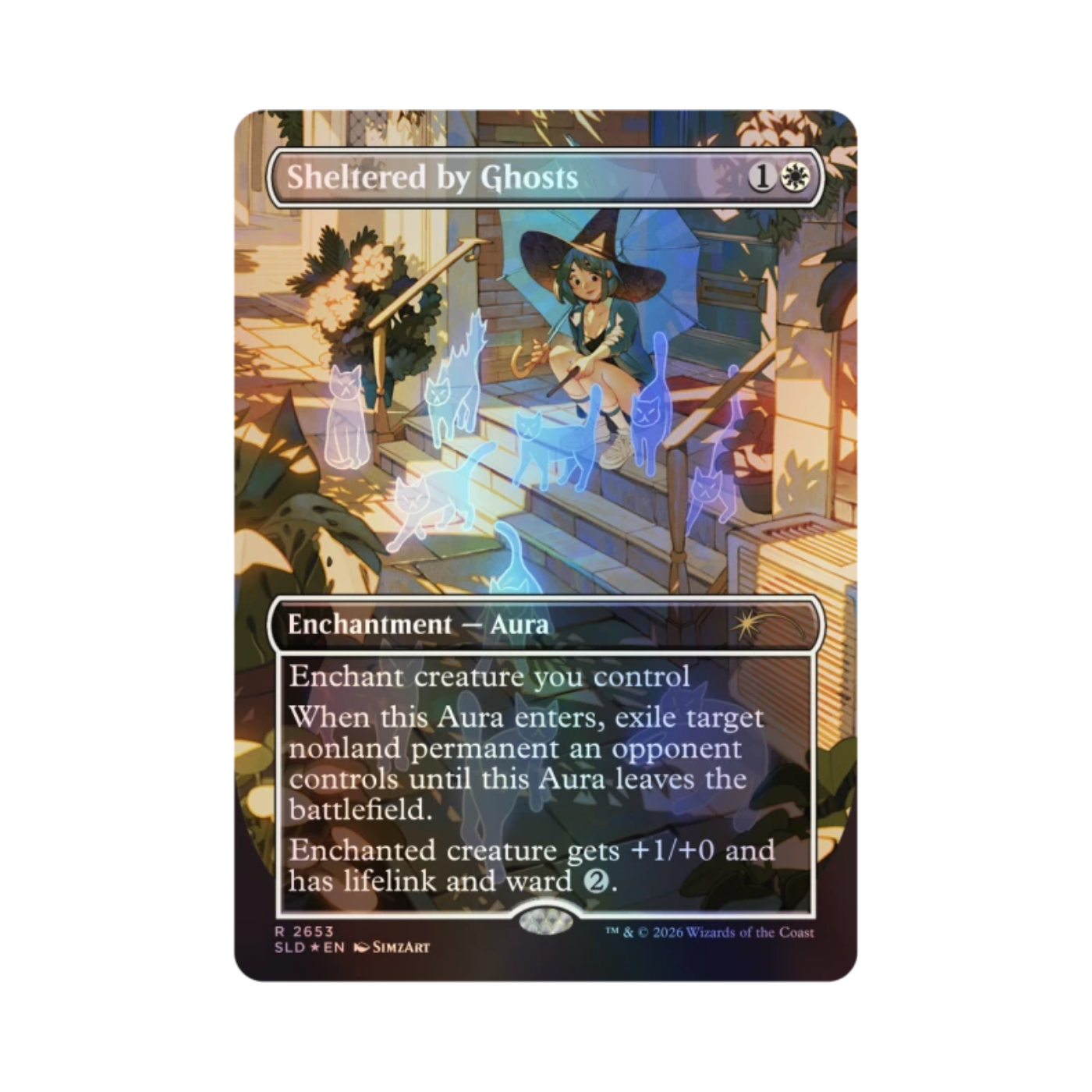 (PREVENTA) MTG Secret Lair - The Cats Are the Best - Witch's Familiar - Foil