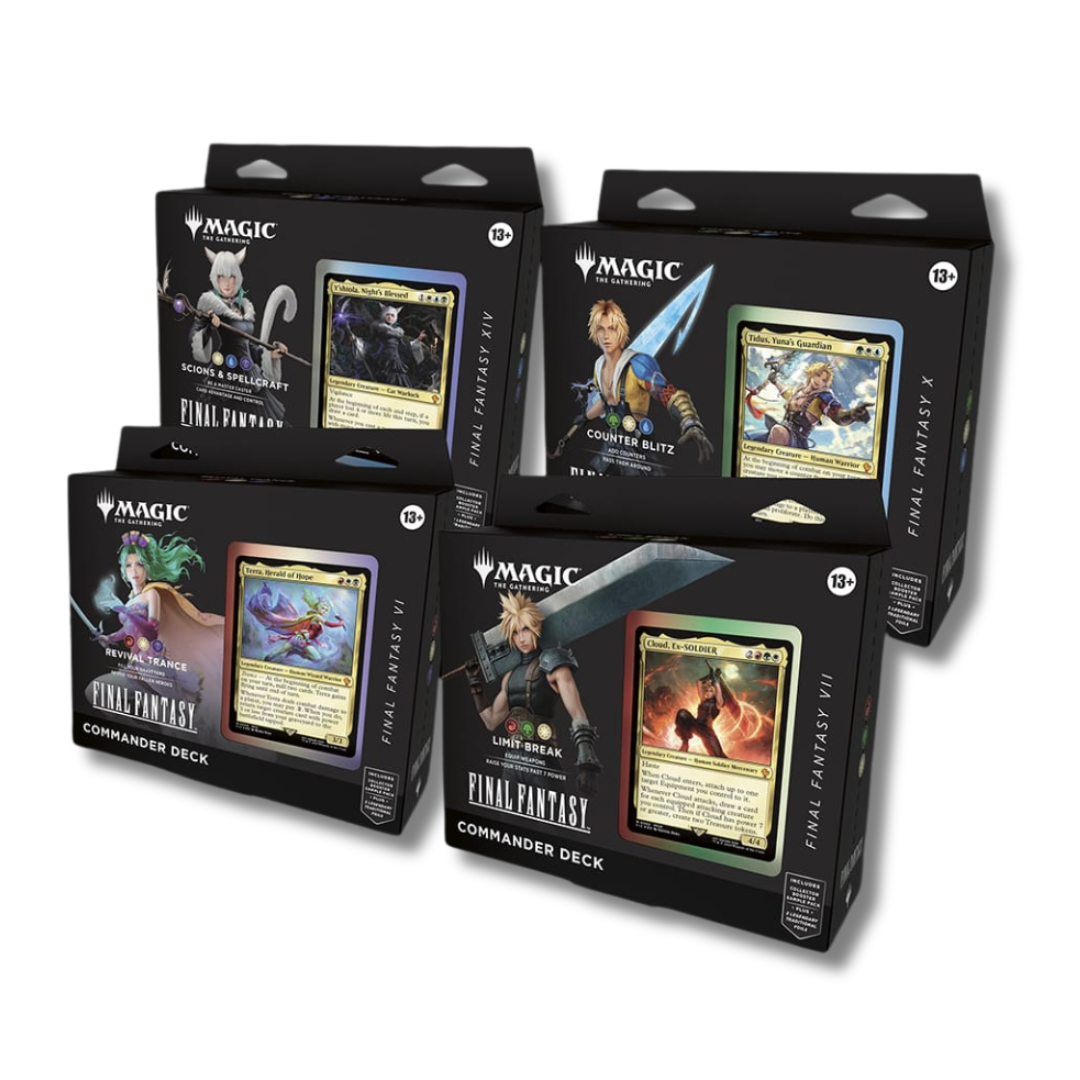 (PREVENTA) Magic The Gathering: Final Fantasy - Commander Deck Set (APARTADO, LEER DESCRIPCION)