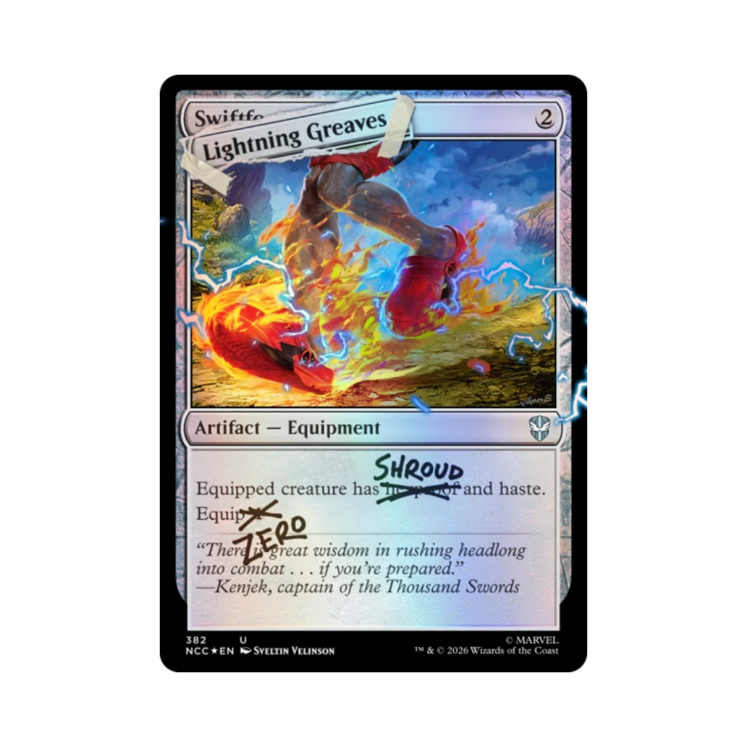 MTG Secret Lair - Marvel's Deadpool: I Fixed It (You're Welcome) - Pool Party Foil