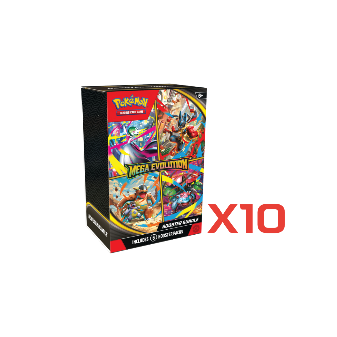 COMBO: Pokémon MEGA Evolutions x10 Bundles (60 sobres) (VENTA ANTICIPADA - LEER DESCRIPCION)