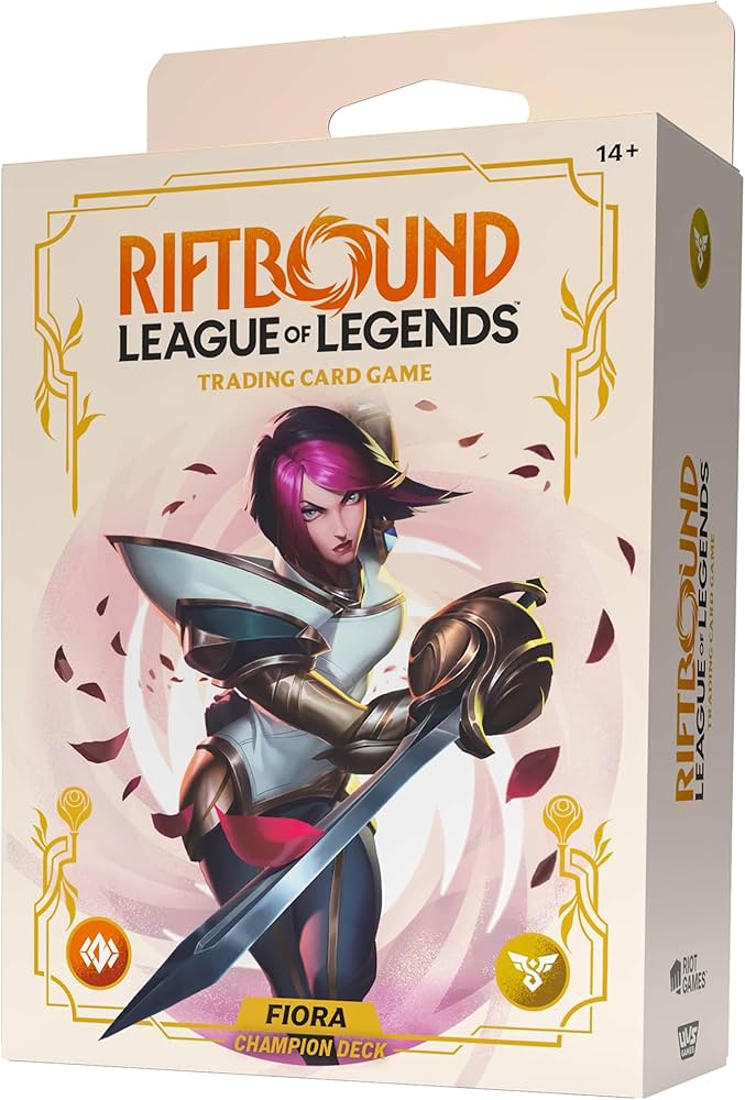 (VENTA ANTICIPADA) Riftbound: League of Legends - Champion Deck - Fiora (Limitado 1 unidad)