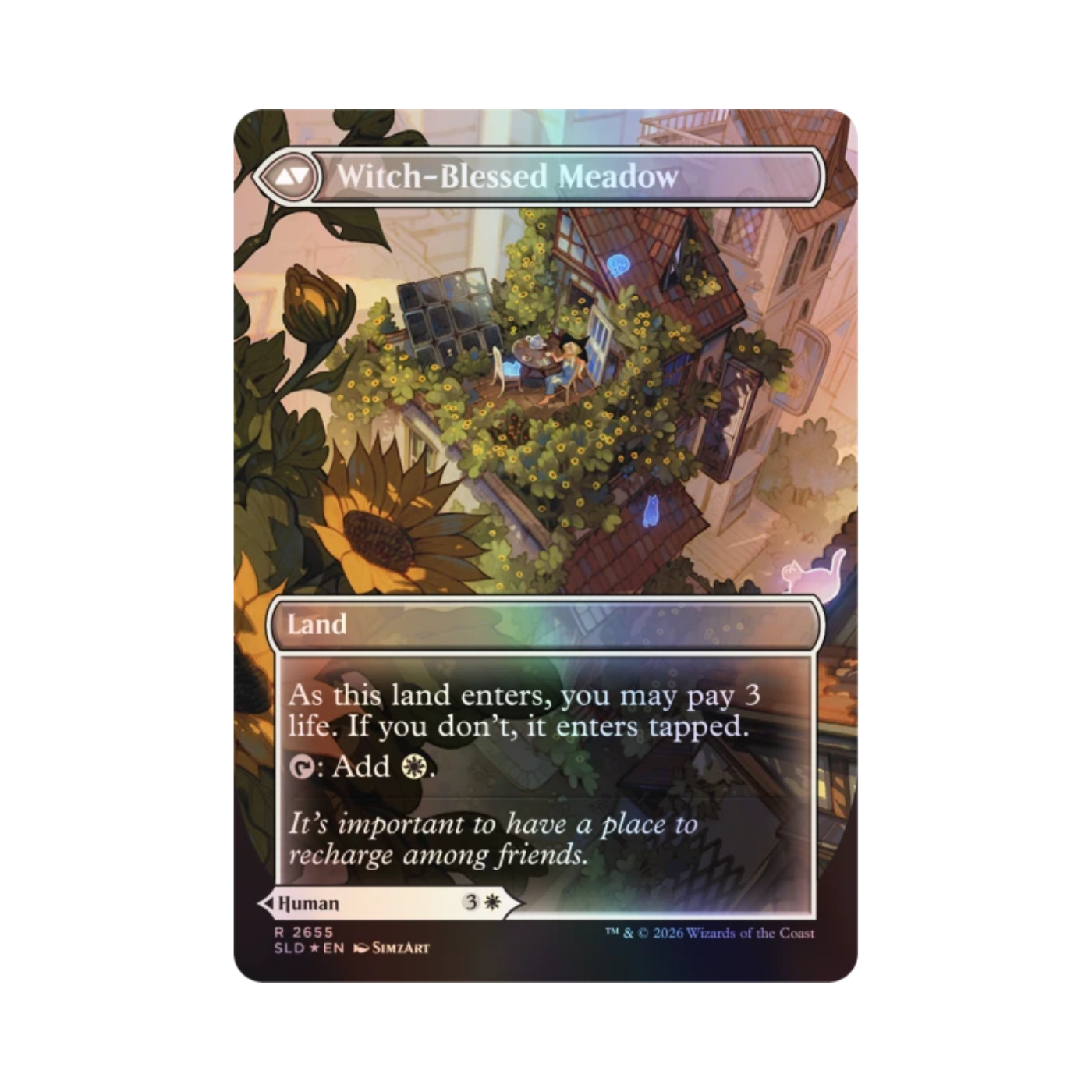 (PREVENTA) MTG Secret Lair - The Cats Are the Best - Witch's Familiar - Foil