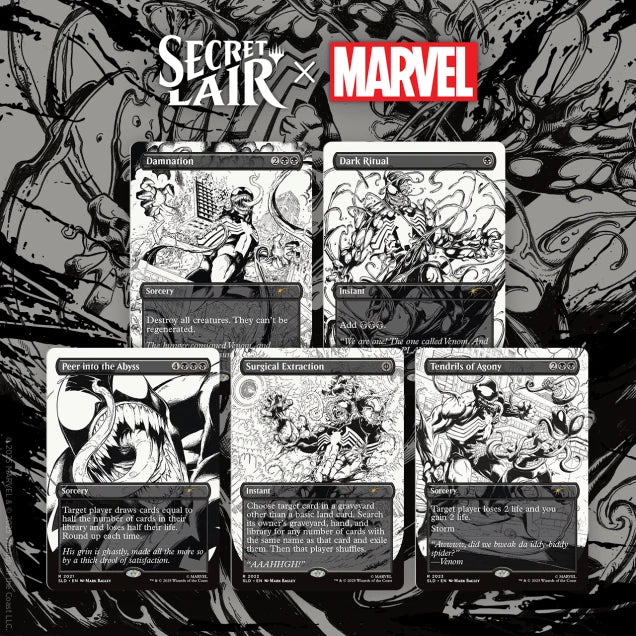 MTG Secret Lair x Spider-Man: Venom Unleashed (Inks)