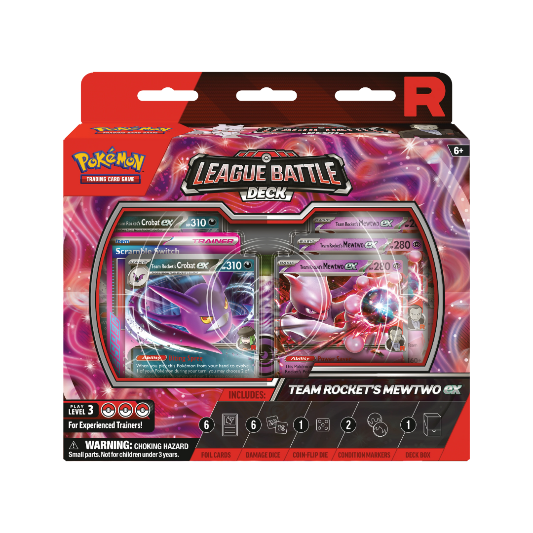(PREVENTA) Pokémon TCG: Team Rocket´s Mewtwo ex - League Battle Deck - Ingles (APARTADO - LEER DESCRIPCION)