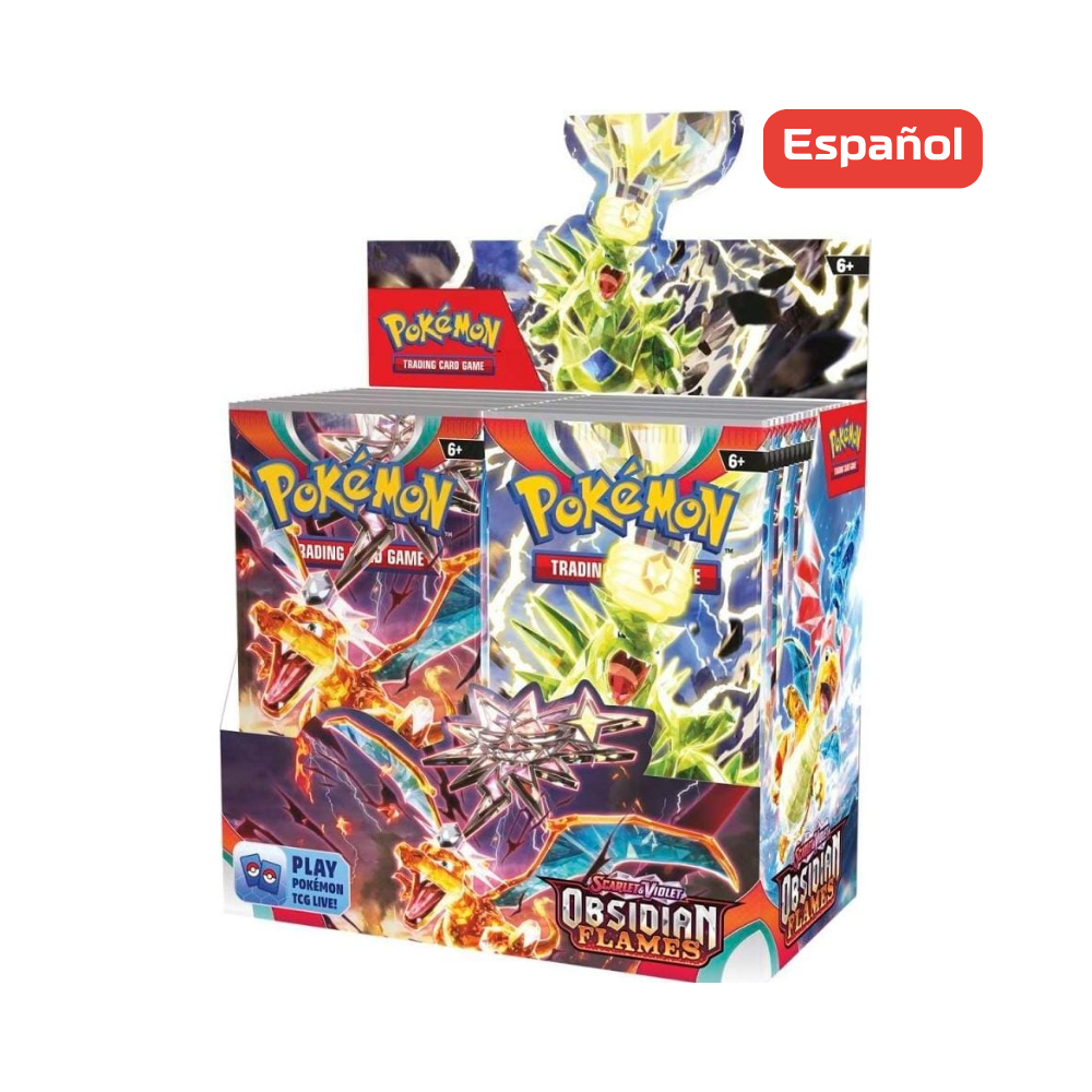 Pokémon TCG - Obisidan Flames - Booster Display - Español