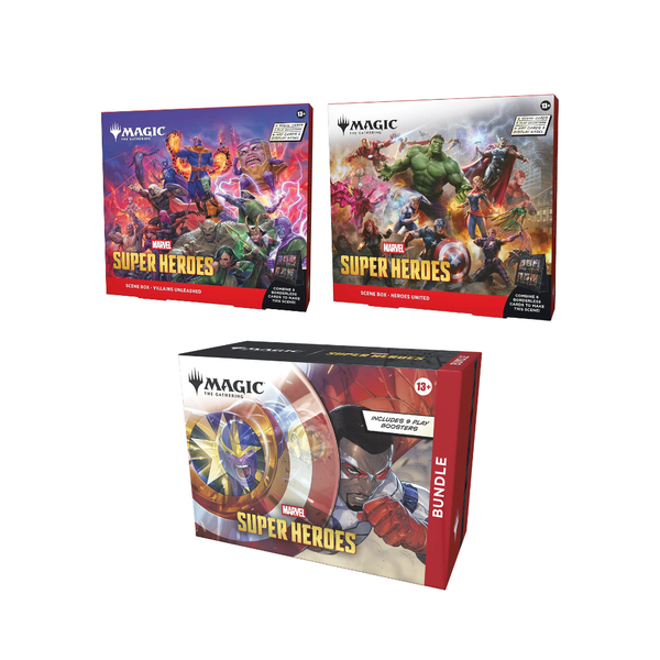 COMBO MTG Marvel Super Heroes - Set Scene Box - Bundle