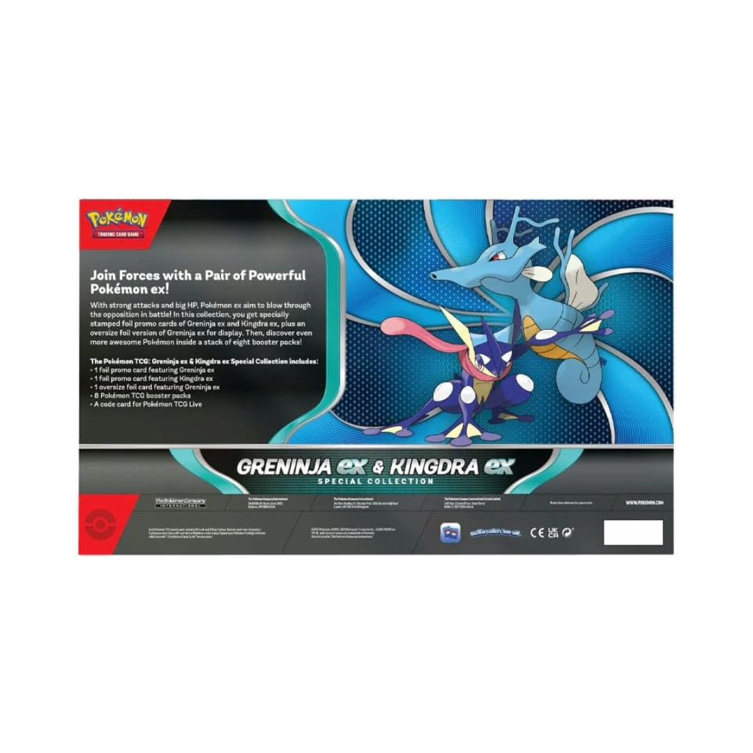 Pokemon TCG - Greninja EX & Kingdra EX - Special Collection Exclusive (25Q3) - Inglés