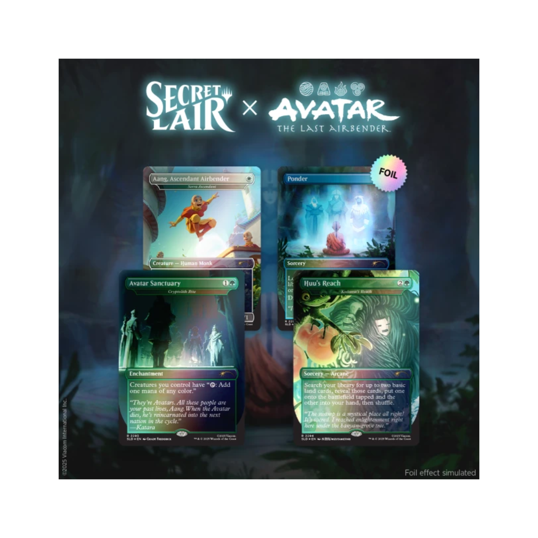 MTG Secret Lair - Avatar: A Lot to Learn [Foil]