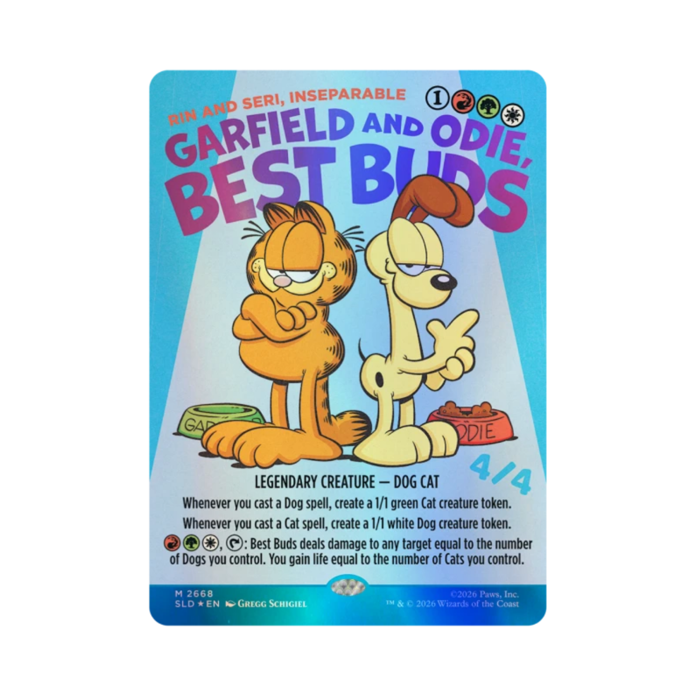 (PREVENTA) MTG Secret Lair - The Cats Are the Best - Motivationally Challenged - Foil
